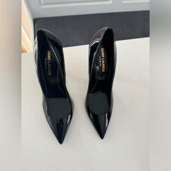 YSL Opyum Leather Heels size EU 38; US SIZE 7.5//8 - Picture 5 of 14